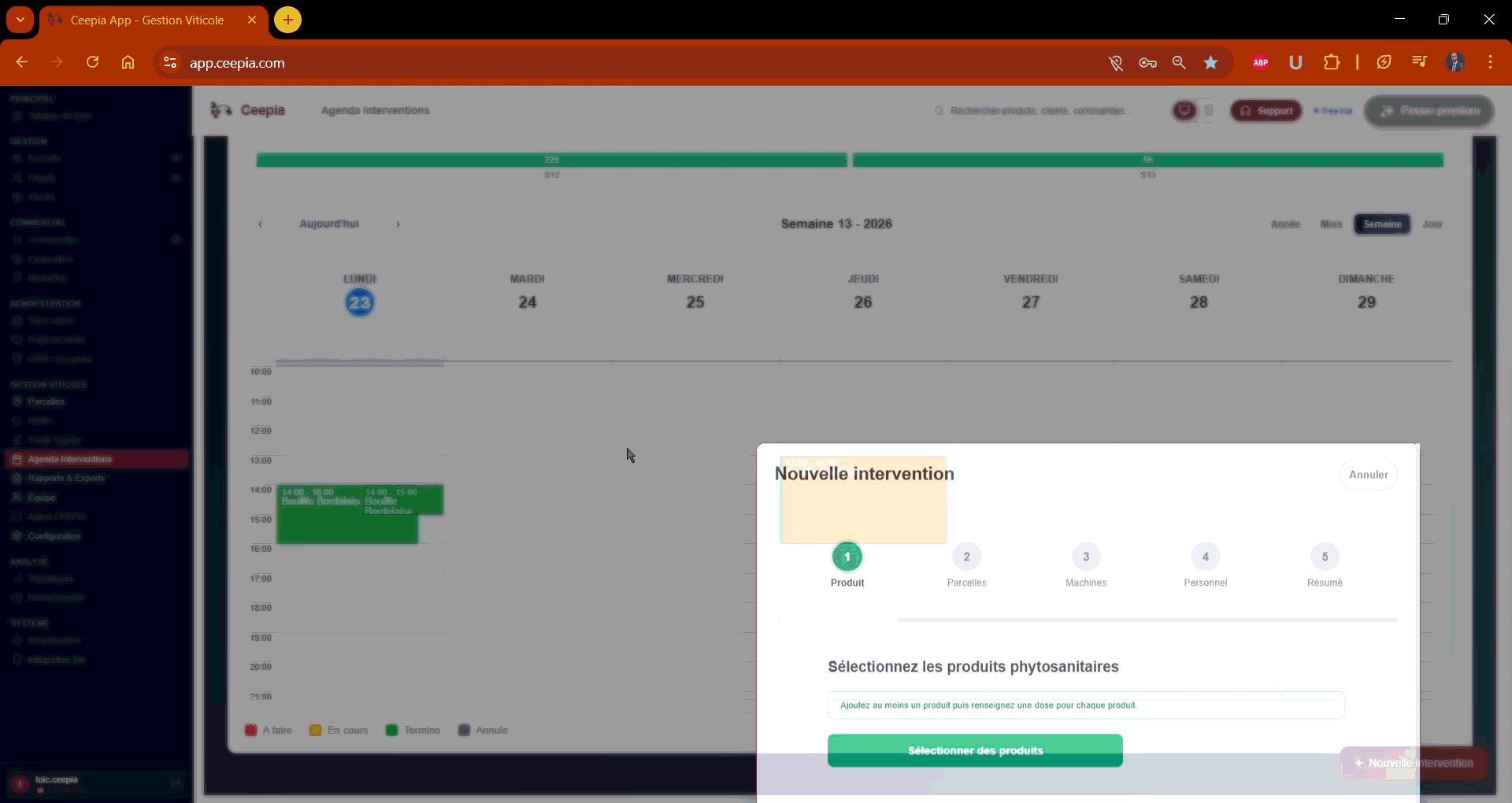 Demonstration de l'interface Ceepia sur ordinateur